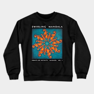 Swirling mandala Crewneck Sweatshirt